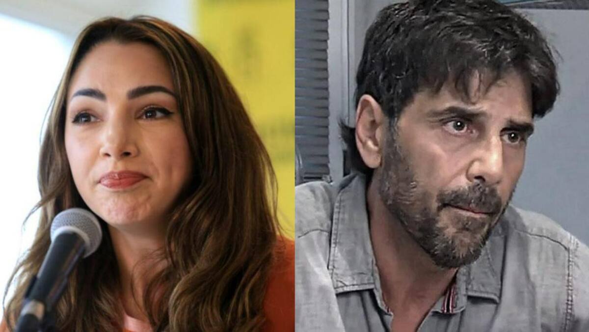 Thelma Fardin y Juan Darthés. Fotos: NA -Télam.