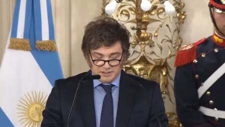 Javier Milei anunció el fin del uso de la Ley de Género por parte de los presos. Foto: captura de video.
