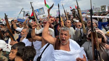 Hutíes del Yemen. Foto: Reuters.