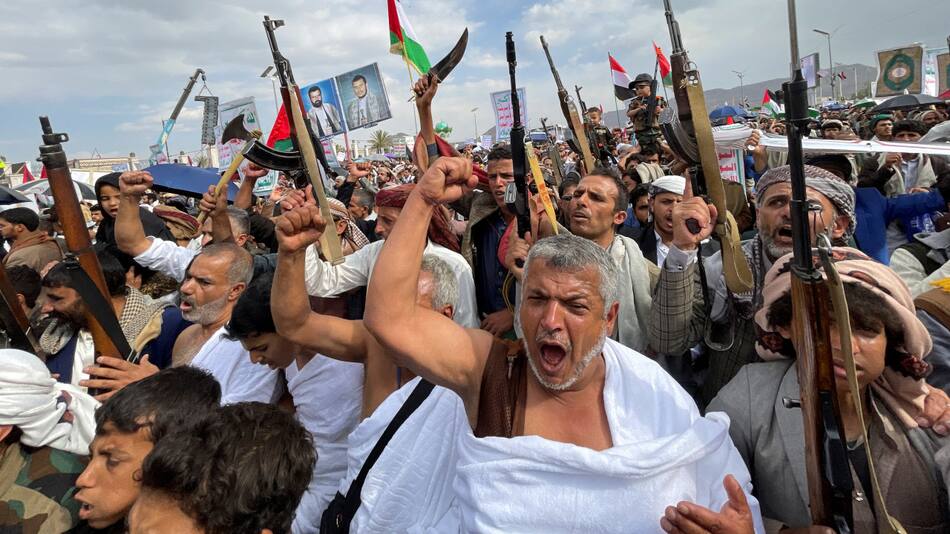 Hutíes del Yemen. Foto: Reuters.