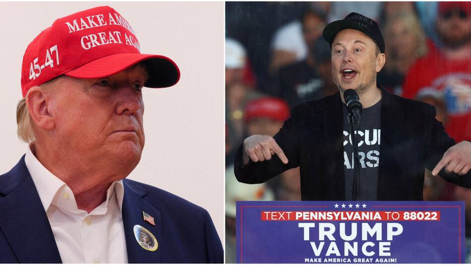 Donald Trump y Elon Musk. Fotos: Reuters.