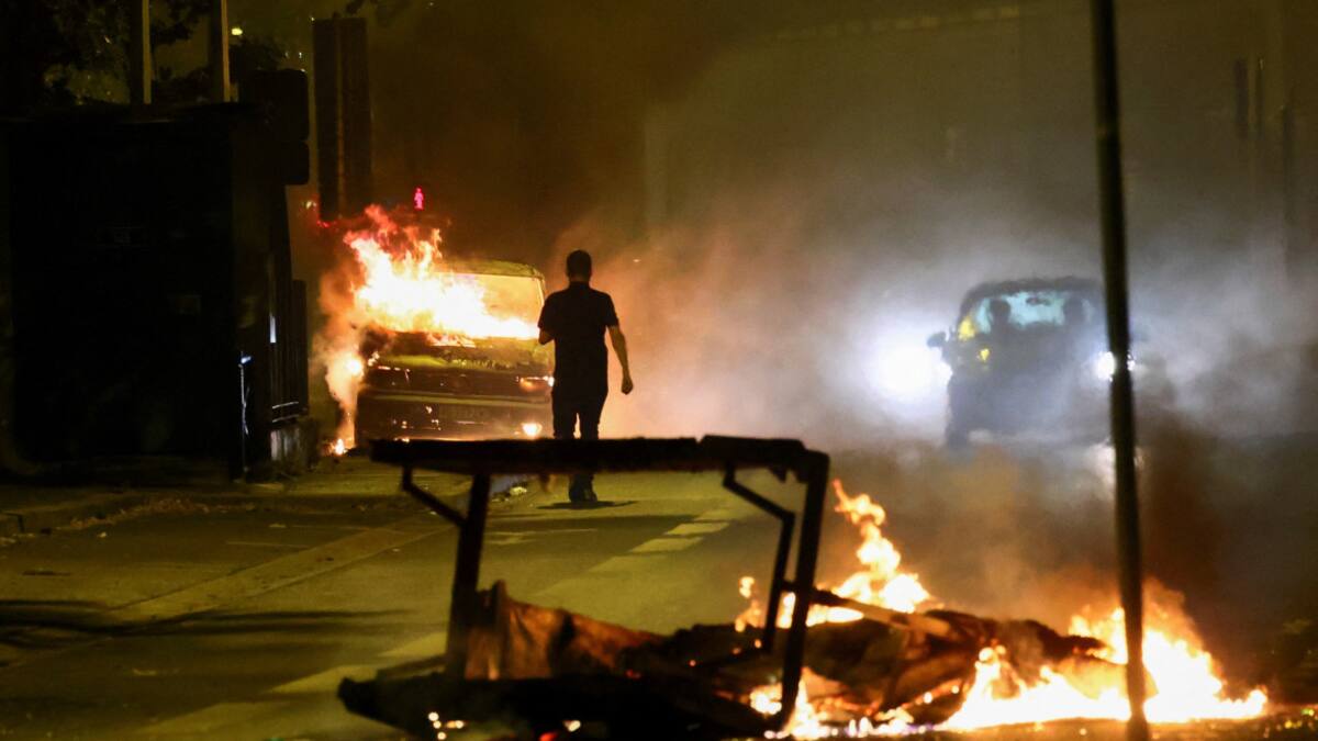 Violencia en las calles de Francia. Foto: Reuters.