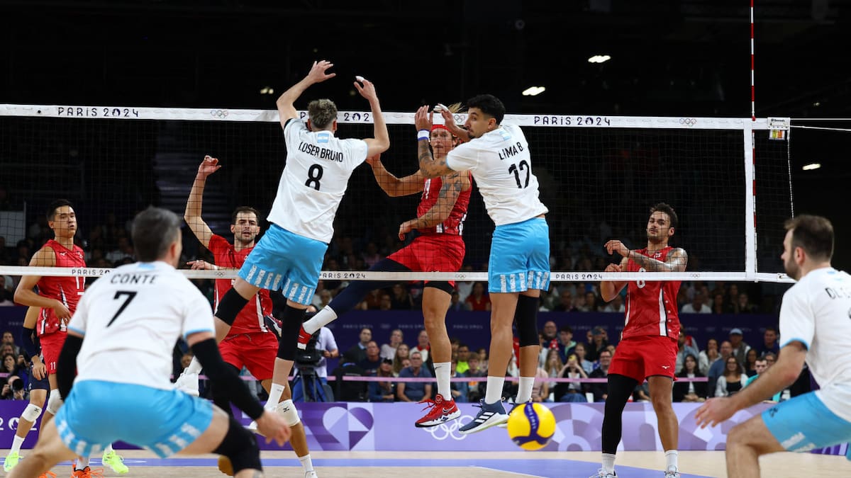 Selección Argentina de vóley, Juegos Olímpicos París 2024. Foto: Reuters