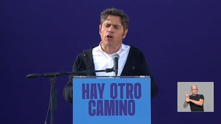 Axel Kicillof, gobernador de Buenos Aires. Foto: Captura.