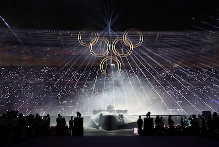 Ceremonia de clausura de los Juegos Olímpicos. Foto Reuters