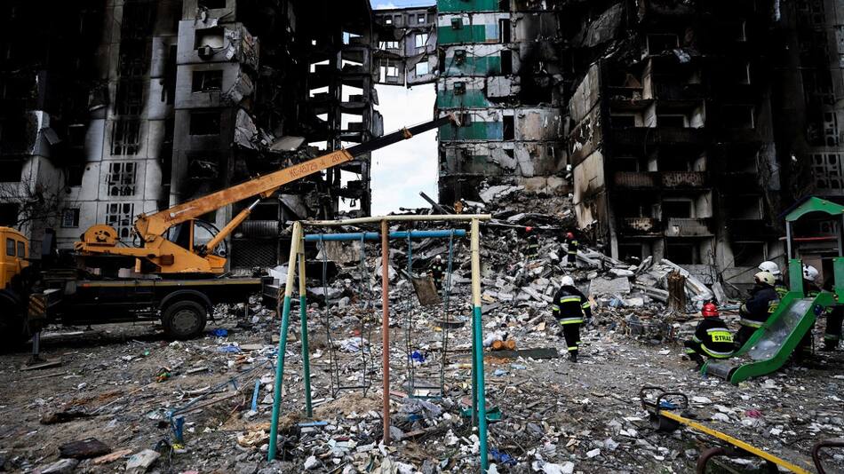 Destrucción en Ucrania. Foto: Reuters
