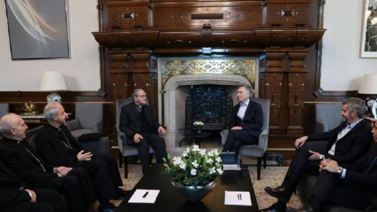 Mauricio Macri se reunió con autoridades de la Iglesia Católica, PRESIDENCIA