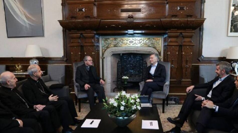 Mauricio Macri se reunió con autoridades de la Iglesia Católica, PRESIDENCIA