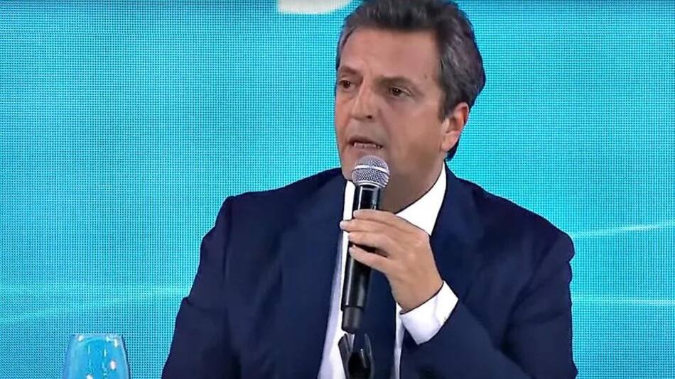 Sergio Massa. Foto: Captura de video.