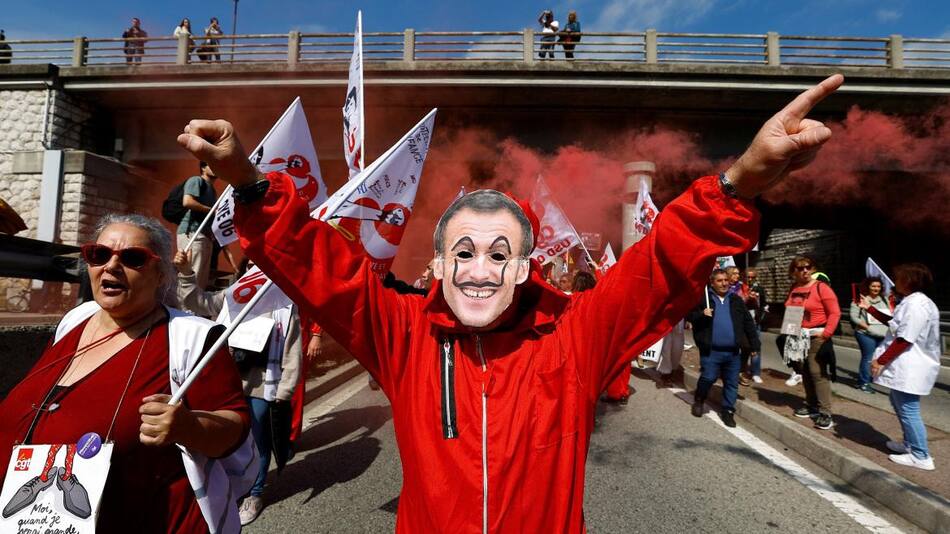 Manifestaciones en Francia, protestas, Reuters