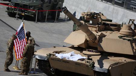 Tanques Abrams de Estados Unidos. Foto: Reuters.