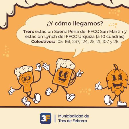 Festival de la Birra. Foto Municipalidad de Tres de Febrero.