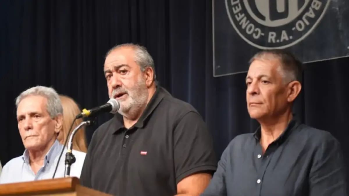Héctor Daer, Octavio Argüello y Carlos Acuña.
