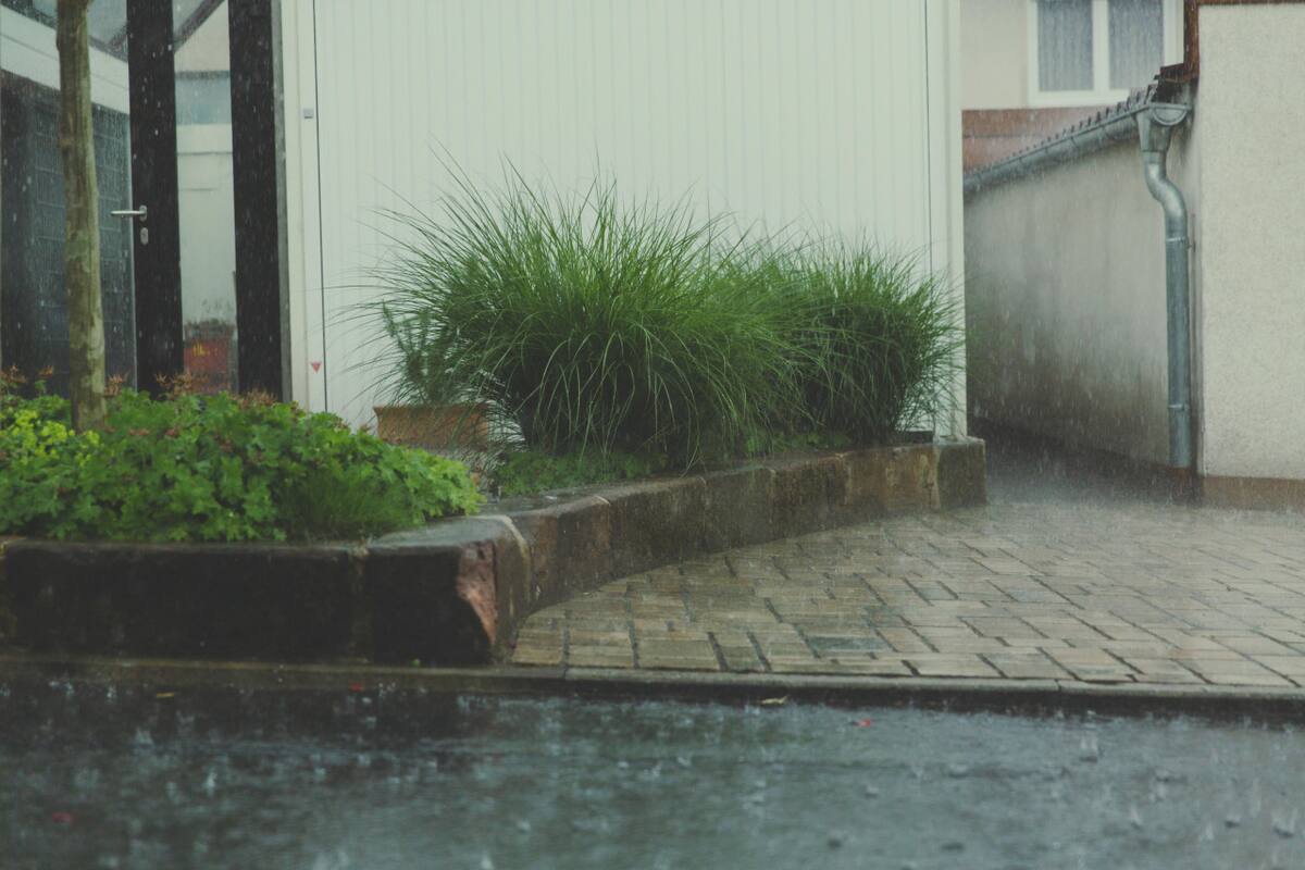 Lluvia. Fuente: Pexels