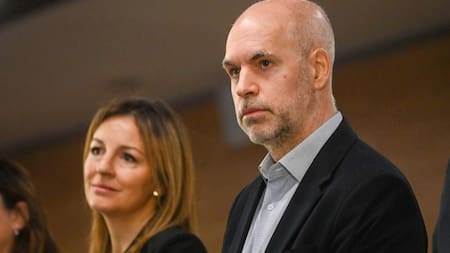 Horacio Rodríguez Larreta y Soledad Acuña. Foto: NA.