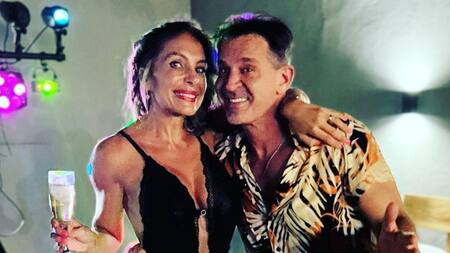 Majo Favarón y Aníbal Lotocki. Foto: Instagram,