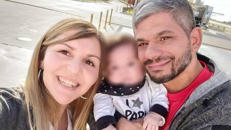 Adrián Albanese y su mujer - pizzero víctima de inseguridad en Banfield