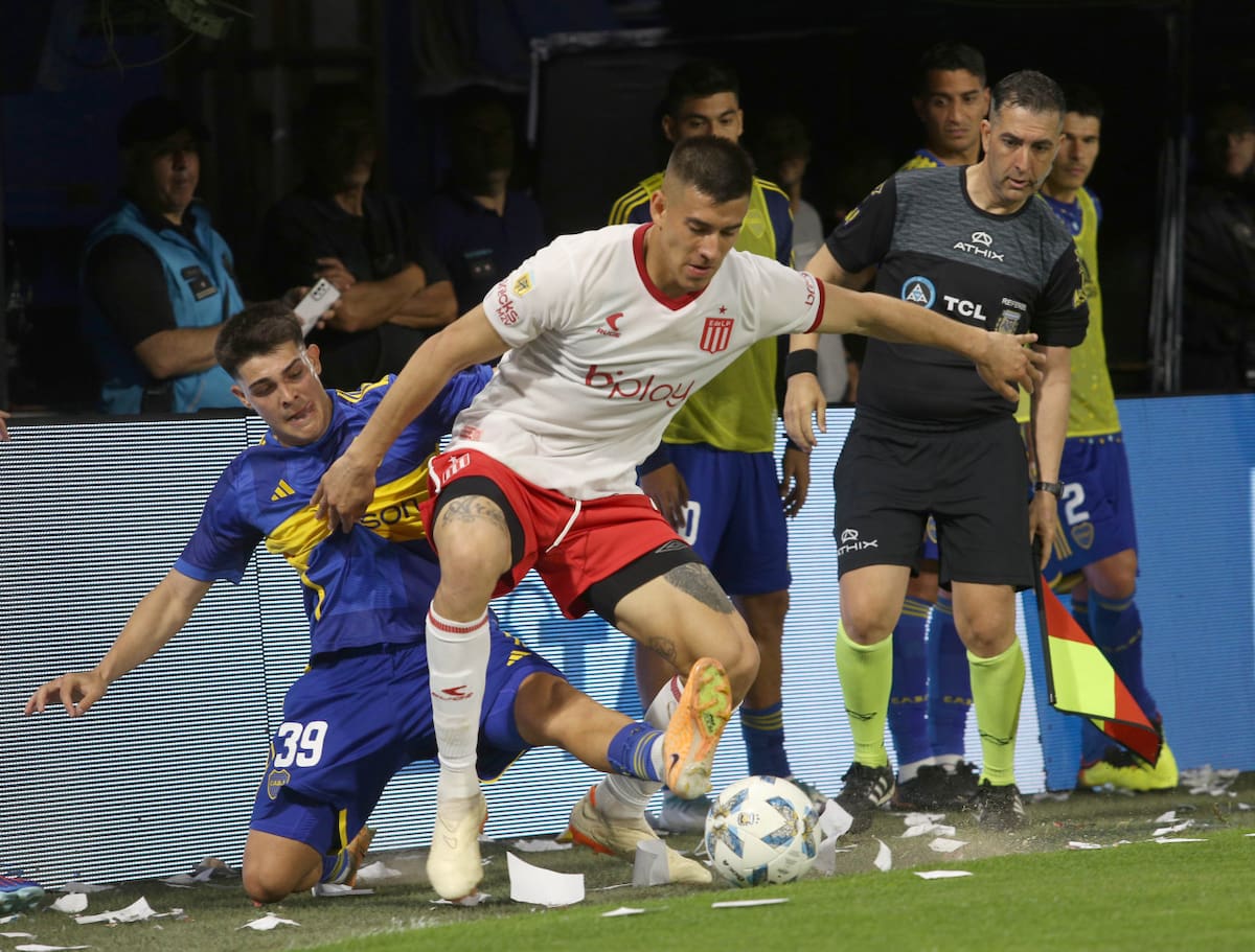 Vicente Taborda; Boca vs Estudiantes. Foto: NA