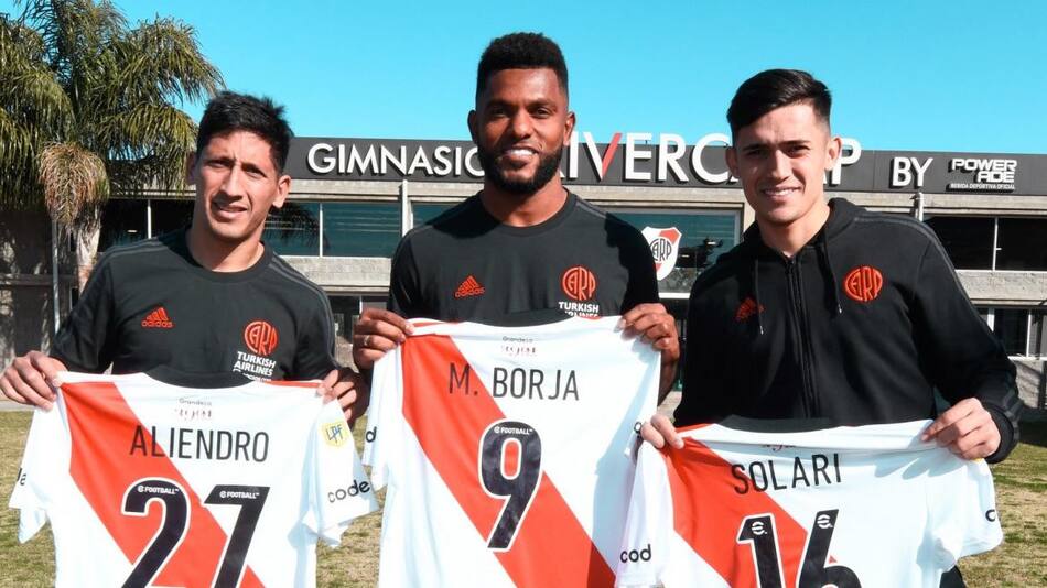 Refuerzos de River Plate. Foto: Twitter @RiverPlate.