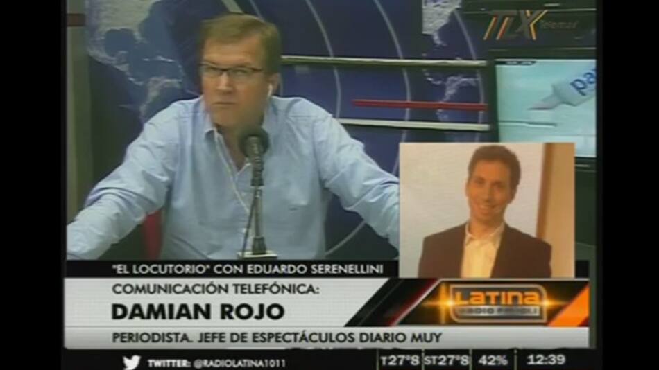 Damián Rojo en Radio Latina