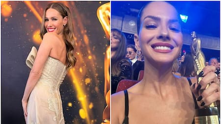 China Suárez y Pampita en la entrega del Martín Fierro Latino. Fotos: Instagram/pampitaoficial - sangrejaponesa