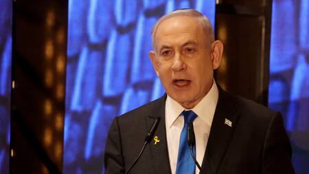 Benjamin Netanyahu en el Día de los Caídos. Video: Reuters.
