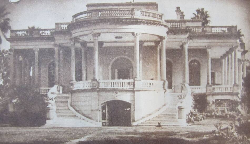 Palacio Piria en su esplendor. Foto: Facebook fotos históricas de La Plata