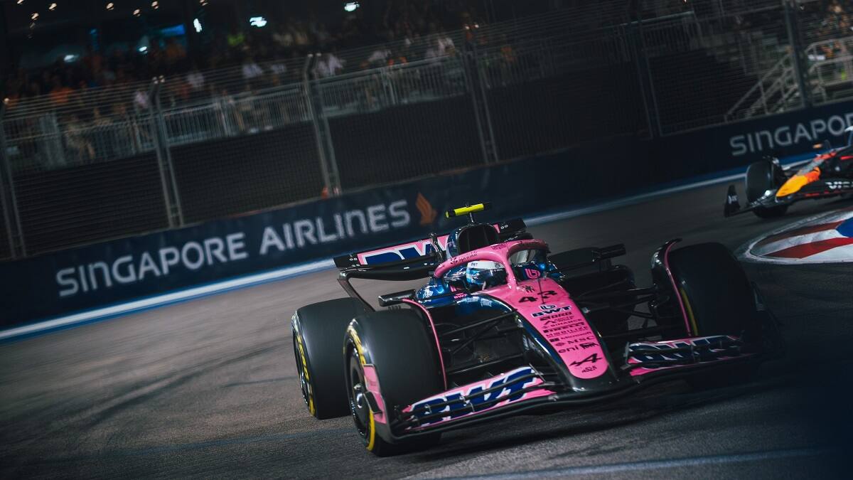 Franco Colapinto en el GP de Singapur 2025 de la Fórmula 1.