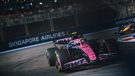 Franco Colapinto en el GP de Singapur 2025 de la Fórmula 1.