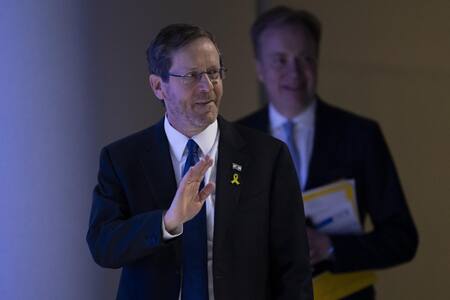Isaac Herzog, presidente de Israel. Foto: EFE.
