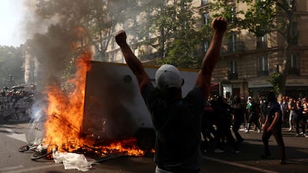 La presidenta de la Asamblea Nacional habló tras una nueva jornada de protestas en Francia. Foto: Reuters.