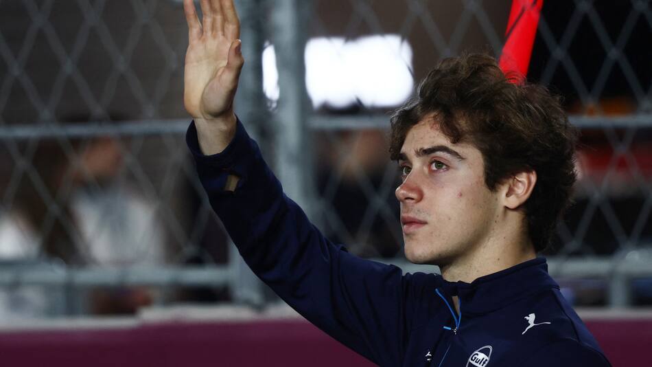 Franco Colapinto en el GP de Qatar. Foto: Reuters.