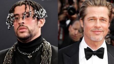 Brad Pitt y Bad Bunny