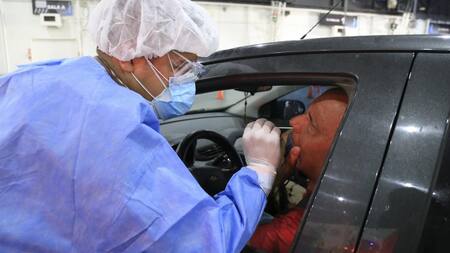 Testeos coronavirus en Argentina, NA.