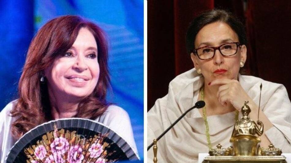 Cristina Kirchner y Gabriela Michetti