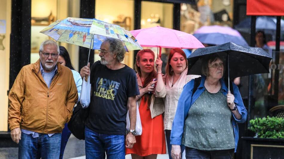 Tormentas en Buenos Aires. Foto: NA.
