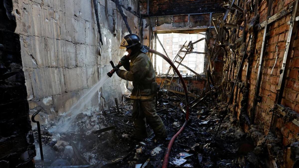 Ataque masivo de Ucrania a Donetsk_Reuters