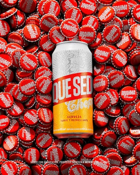 La promoción de Brahma que entrega una botella de cerveza gratis. Foto: Brahma.