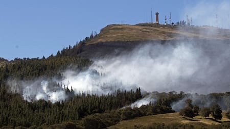 Incendios forestales en Colombia. Foto: EFE