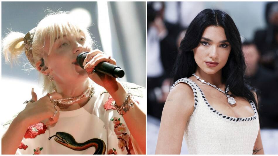 Billie Eilish y Dua Lipa. Fotos: EFE - Reuters.