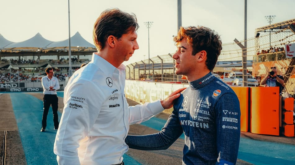 James Vowles y Franco Colapinto.