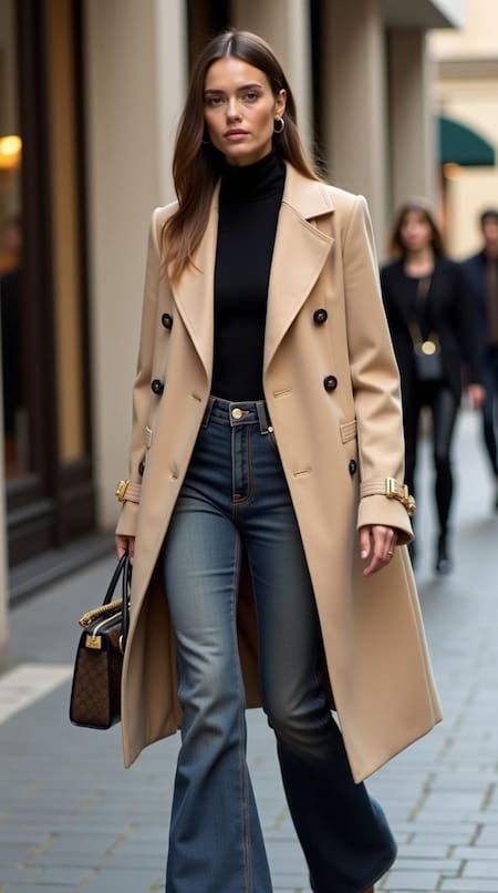 Trench coats. Foto Pinterest Модный дом