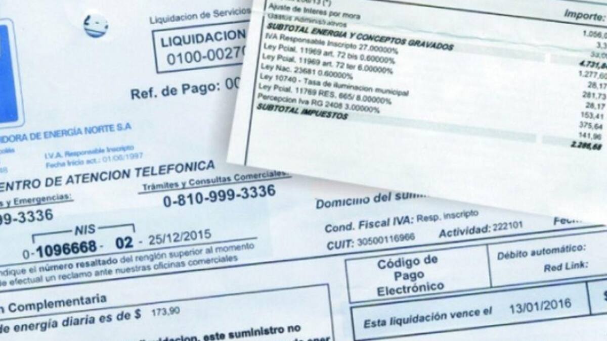 Boletas de luz