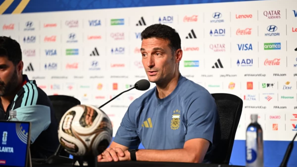 Lionel Scaloni, director técnico de Argentina.