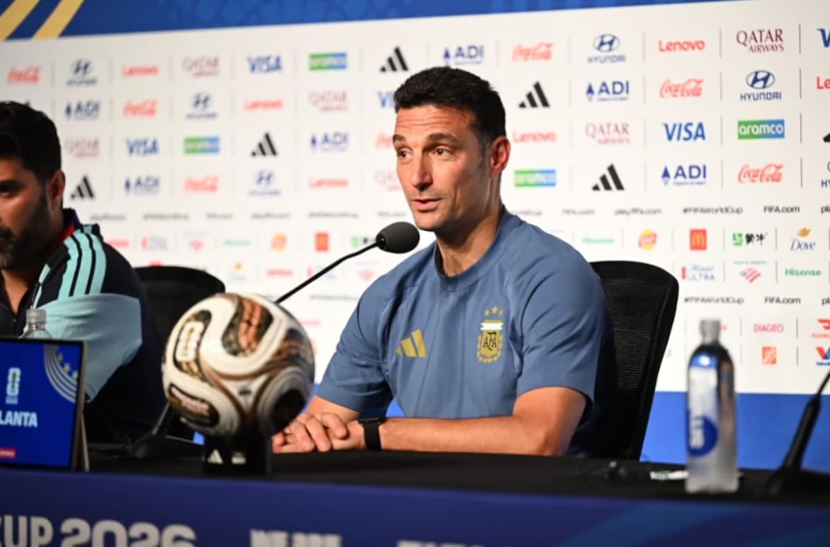 Lionel Scaloni, director técnico de Argentina.