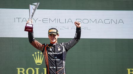 Franco Colapinto, ganador de Imola en la Fórmula 3, REUTERS