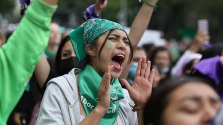 Día Internacional del Aborto Seguro, en Ciudad de México. Foto: REUTERS