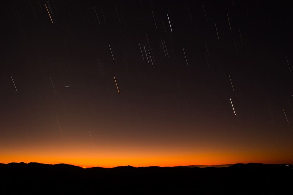 Lluvia de meteoros. Foto: Unsplash.