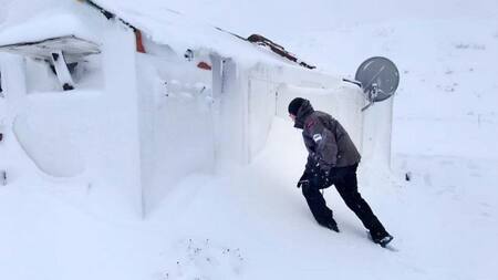 Rescate en la nieve, foto NA