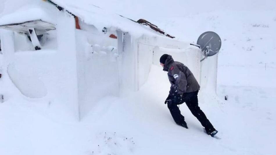 Rescate en la nieve, foto NA